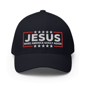 high-quality Christian T-shirts made in America | MAGA Jesus Cap